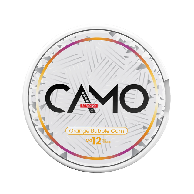 CAMO Orange Bubblegum 12mg nicotine pouches