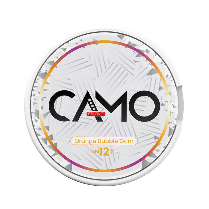 CAMO Orange Bubblegum 12mg nicotine pouches