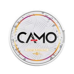 CAMO Orange Bubblegum 6mg nicotine pouches
