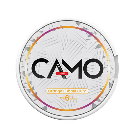 CAMO Orange Bubblegum 6mg nicotine pouches