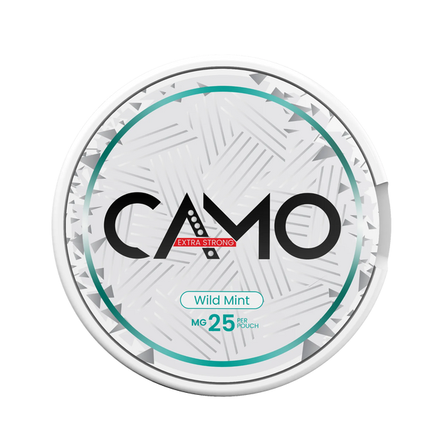 CAMO Wild Mint 25mg nicotine pouches