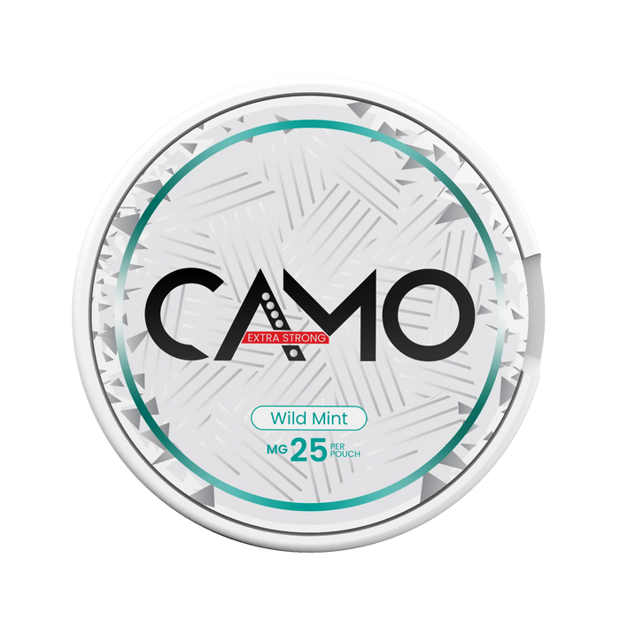 CAMO Wild Mint 25mg nicotine pouches