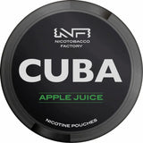 Buy CUBA BLACKLINE Apple Juice 43mg Nicotine Pouches