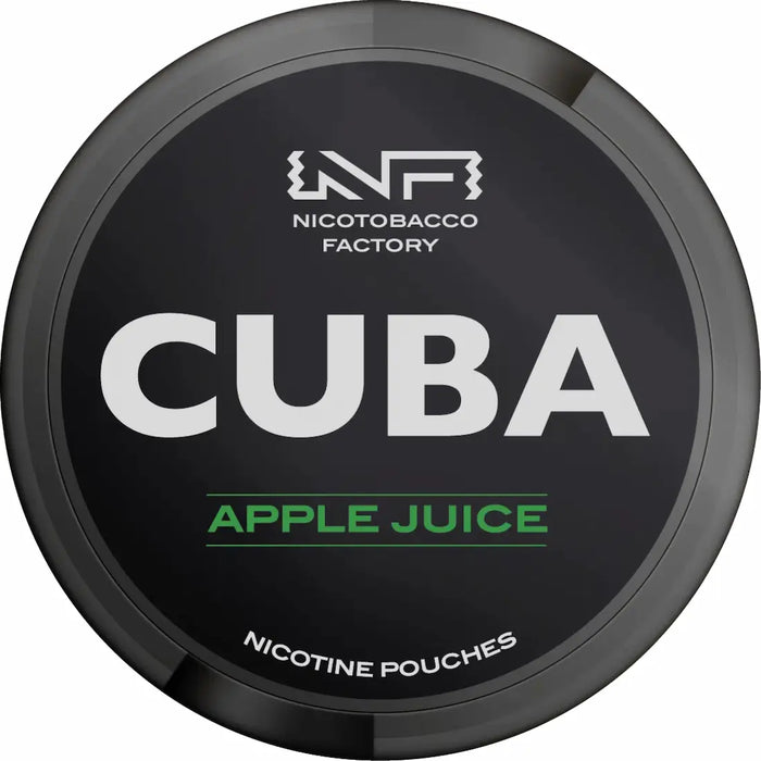 Buy CUBA BLACKLINE Apple Juice 43mg Nicotine Pouches