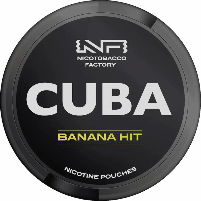 Buy CUBA BLACKLINE Banana Hit 43mg Nicotine Pouches