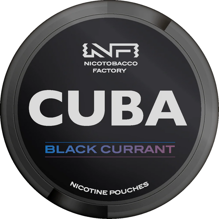 Buy CUBA BLACKLINE Blackcurrant 43mg Nicotine Pouches