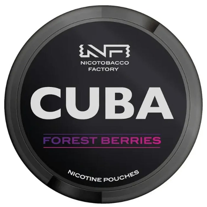 Buy CUBA BLACKLINE Forest Berries 43mg Nicotine Pouches