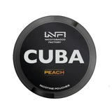 CUBA Blackline Peach 43mg nicotine pouches strong peach flavour UK