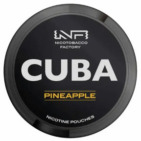 CUBA Blackline Pineapple 43mg nicotine pouches tropical pineapple flavour UK