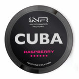 CUBA Blackline Raspberry 43mg nicotine pouches raspberry flavour UK