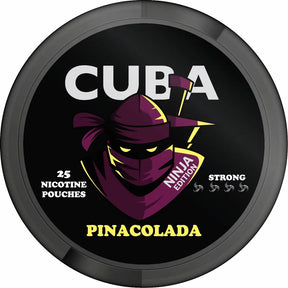 CUBA Ninja Pina Colada 150mg nicotine pouches tropical flavour