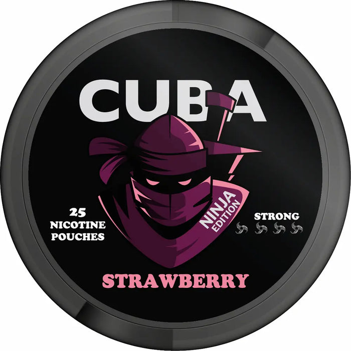 Buy CUBA NINJA Strawberry 30mg Nicotine Pouches