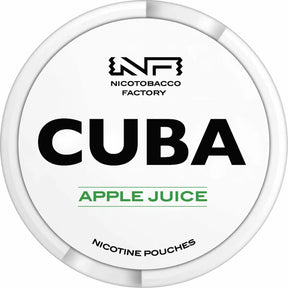 CUBA Whiteline Apple Juice 16mg nicotine pouches apple flavour UK