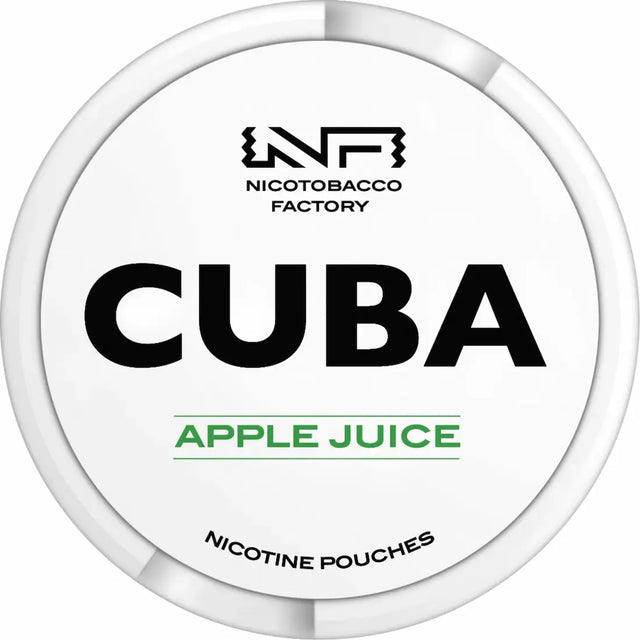 CUBA Whiteline Apple Juice 16mg nicotine pouches apple flavour UK