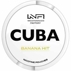 CUBA Whiteline Banana Hit 16mg nicotine pouches banana flavour UK