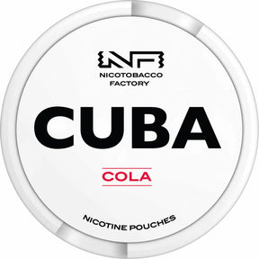 CUBA Whiteline Cola 16mg nicotine pouches cola flavour UK
