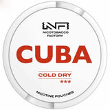CUBA Whiteline Cold Dry 16mg nicotine pouches mint flavour UK