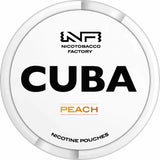 Buy CUBA WHITELINE Peach 16mg Nicotine Pouches