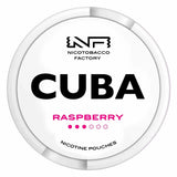 CUBA Whiteline Raspberry 10.2mg nicotine pouches raspberry flavour UK
