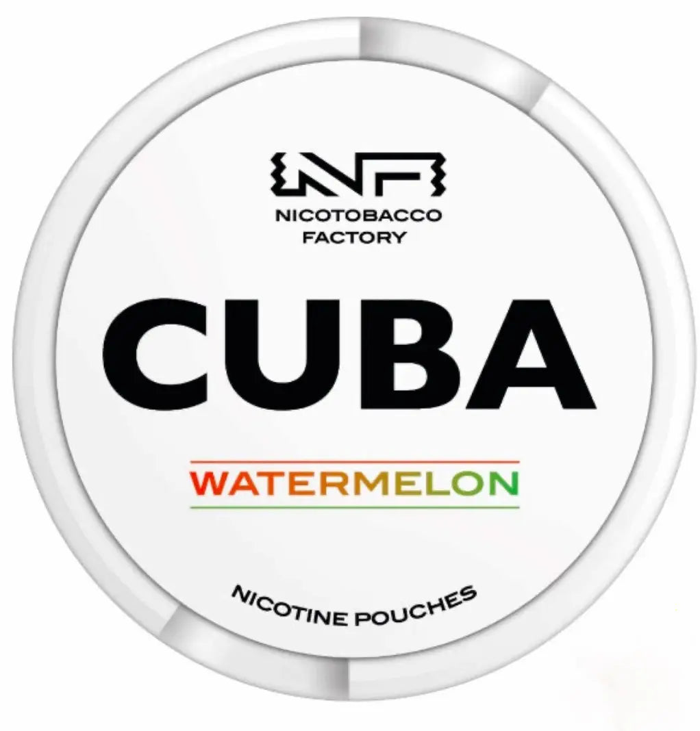 CUBA Whiteline Watermelon 16mg nicotine pouches watermelon flavour UK