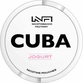 CUBA Whiteline Yogurt 16mg nicotine pouches creamy flavour UK
