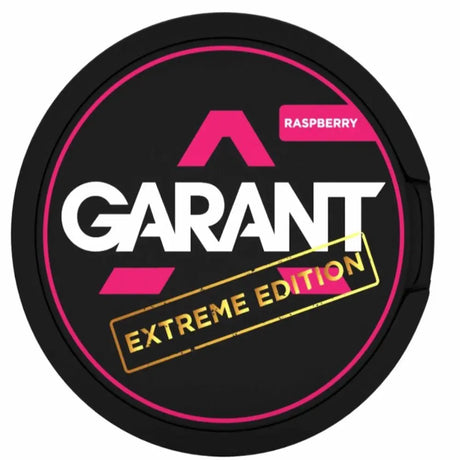 GARANT Raspberry 50mg nicotine pouches strong raspberry flavour UK