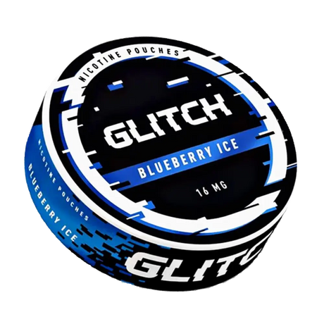 GLITCH Blueberry Ice 16mg nicotine pouches UK