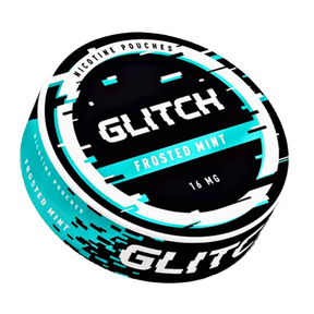 GLITCH Frosted Mint 16mg nicotine pouches