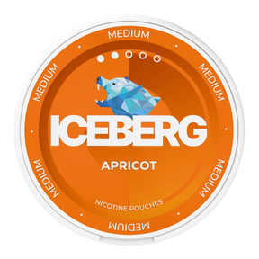ICEBERG Apricot 20mg nicotine pouches with apricot flavour
