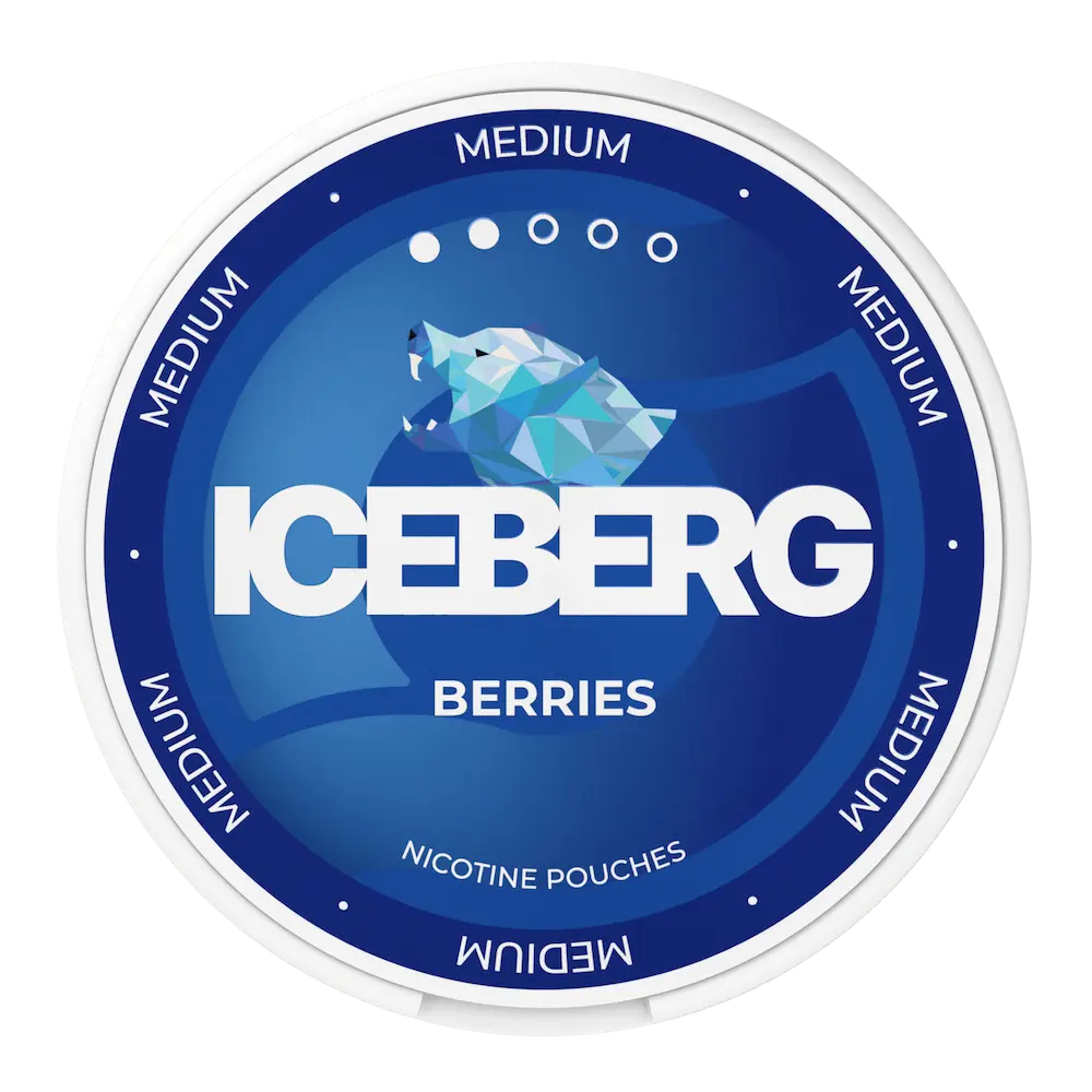 ICEBERG Berries 20mg nicotine pouches with mixed berry flavour