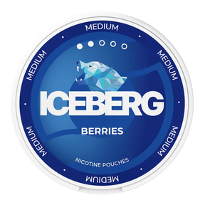 ICEBERG Berries 20mg nicotine pouches with mixed berry flavour