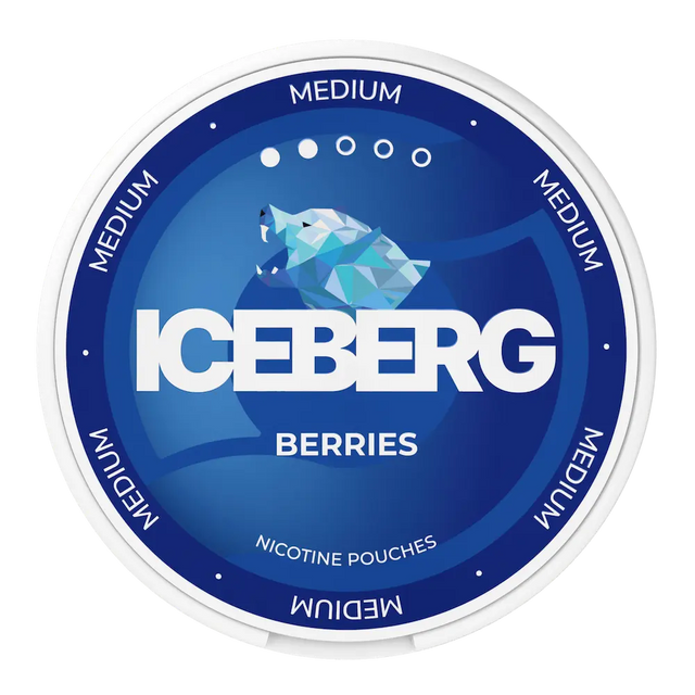 ICEBERG Berries 20mg nicotine pouches with mixed berry flavour