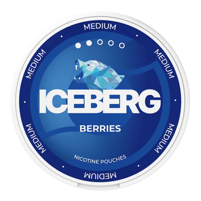 ICEBERG Berries 20mg nicotine pouches with mixed berry flavour