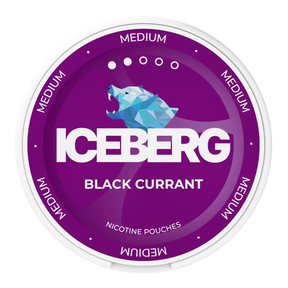 ICEBERG Black Currant 20mg nicotine pouches with blackcurrant flavour
