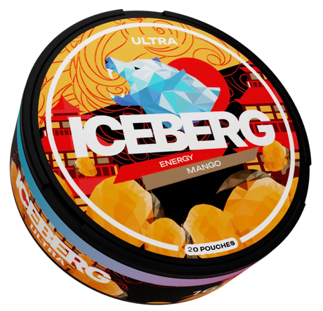 ICEBERG Energy Mango 50mg nicotine pouches