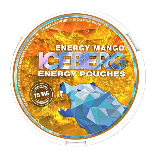 ICEBERG Energy Mango 75mg caffeine pouches