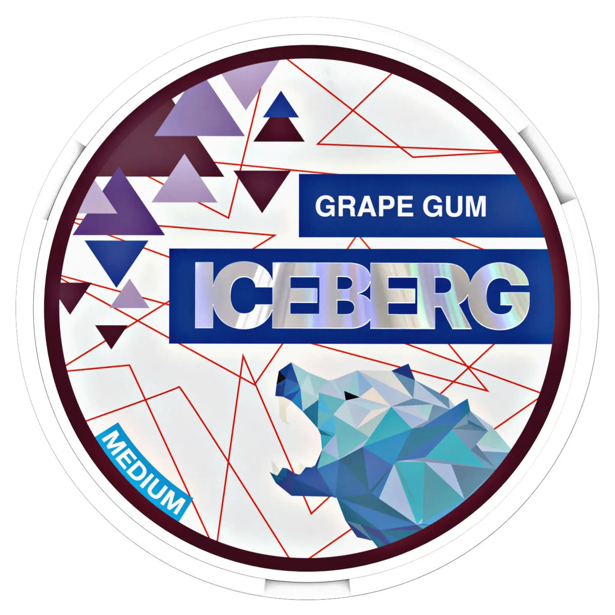 ICEBERG Grape Gum 20mg nicotine pouches