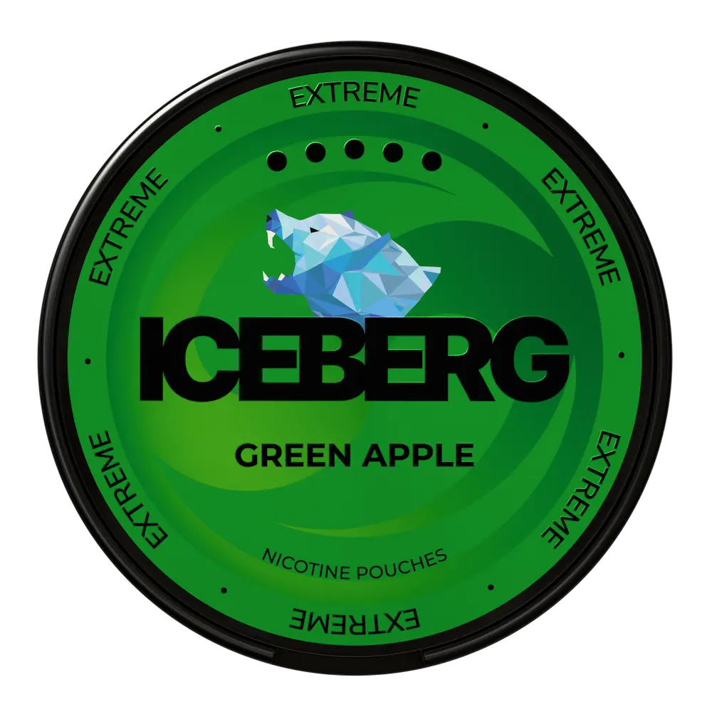 ICEBERG Green Apple 50mg nicotine pouches