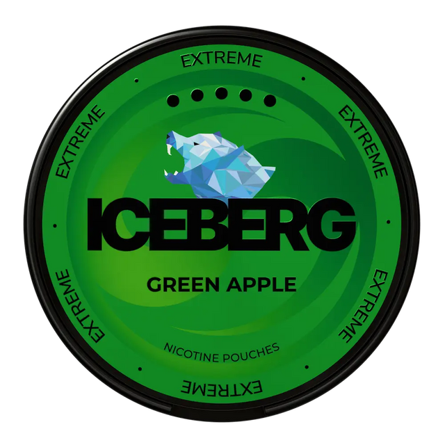 ICEBERG Green Apple 50mg nicotine pouches