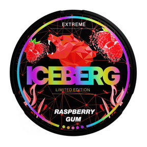 ICEBERG Raspberry Gum 50mg nicotine pouches