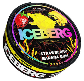 ICEBERG Strawberry Banana Gum 50mg nicotine pouches