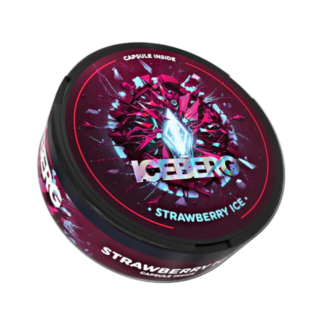 ICEBERG Strawberry Ice 50mg capsule nicotine pouches