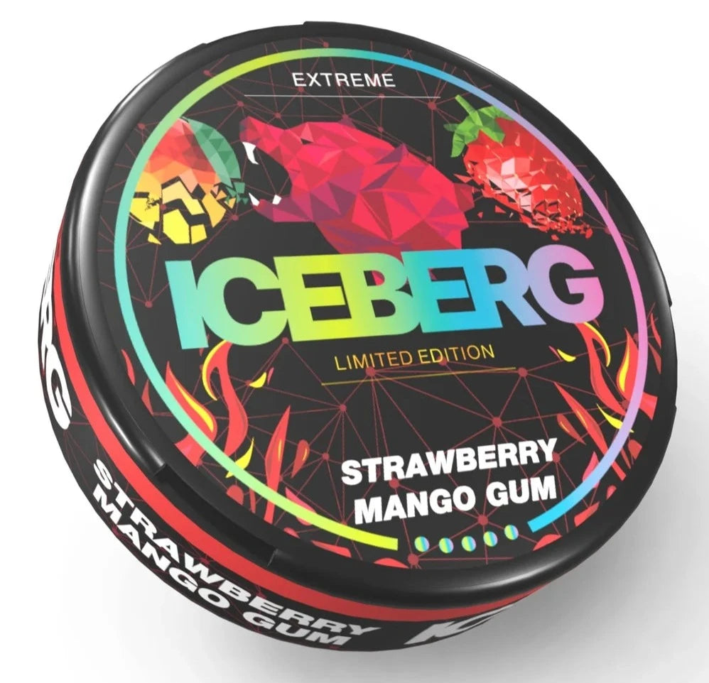 ICEBERG Strawberry Mango Gum 50mg nicotine pouches