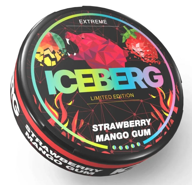ICEBERG Strawberry Mango Gum 50mg nicotine pouches
