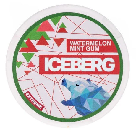 ICEBERG Watermelon Mint Gum 50mg nicotine pouches