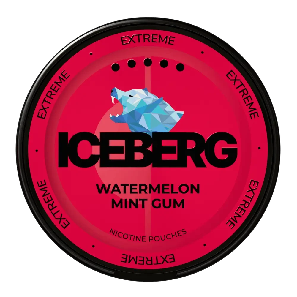 ICEBERG Watermelon Mint Gum 50mg nicotine pouches