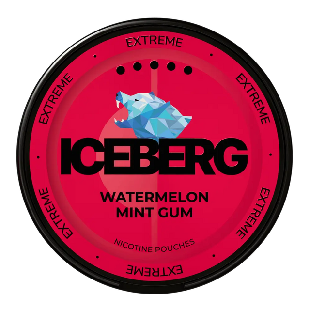 ICEBERG Watermelon Mint Gum 50mg nicotine pouches