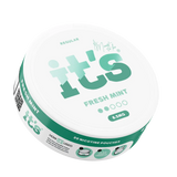 It’s Fresh Mint 8.5mg nicotine pouch can at an angle, clean, smooth mint flavour
