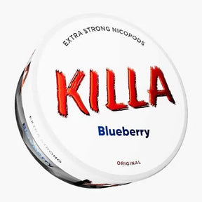 Killa Blueberry 16mg nicotine pouches UK berry flavour strong pouch
