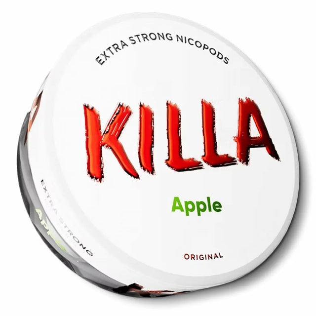 Killa Exclusive Apple 16mg nicotine pouches UK apple flavour strong pouch